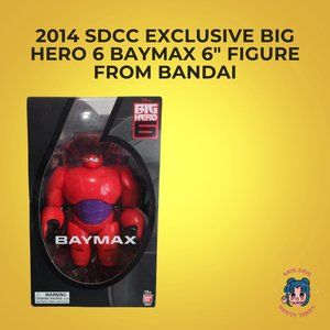 Big Hero 6 Baymax 6" Figure From Bandai